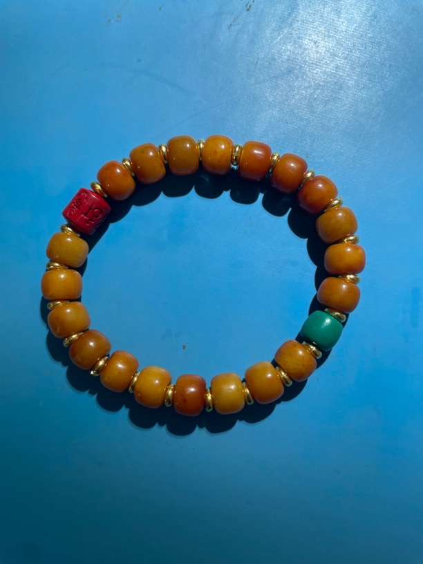 Z126特色工艺 卡1.0手串 高级花木