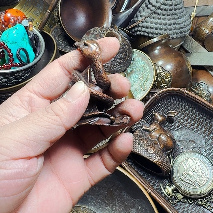 铜器摆件收收藏藏