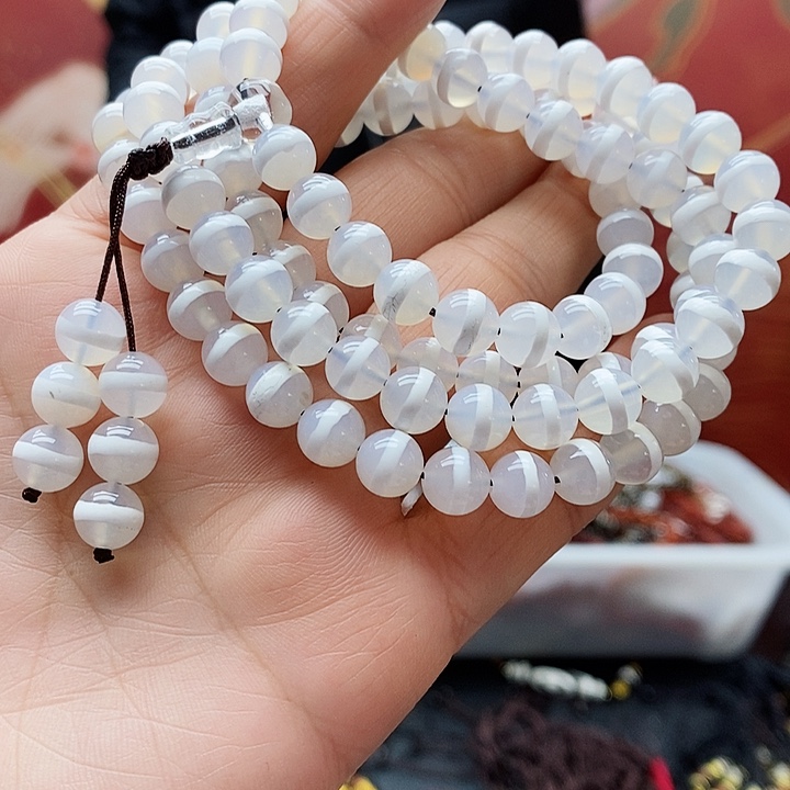 玛瑙/玉髓颈饰合金