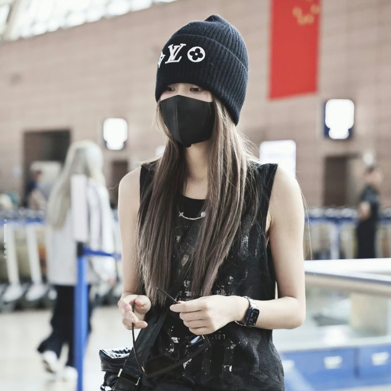 未使用 LouisVuitton/路易威登 经典老花刺绣冷帽