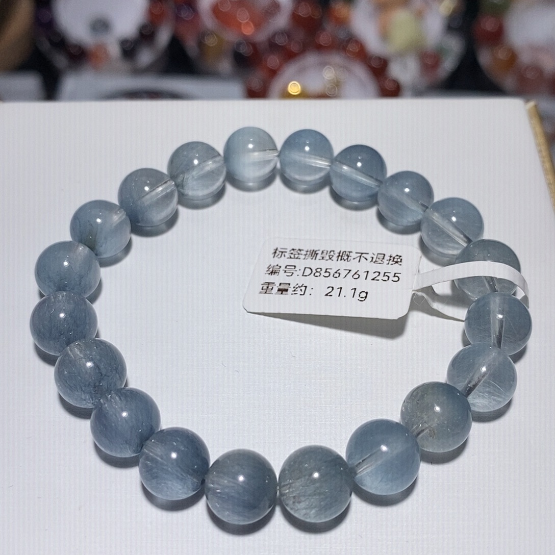 水晶手链未镶嵌F蓝兔毛9