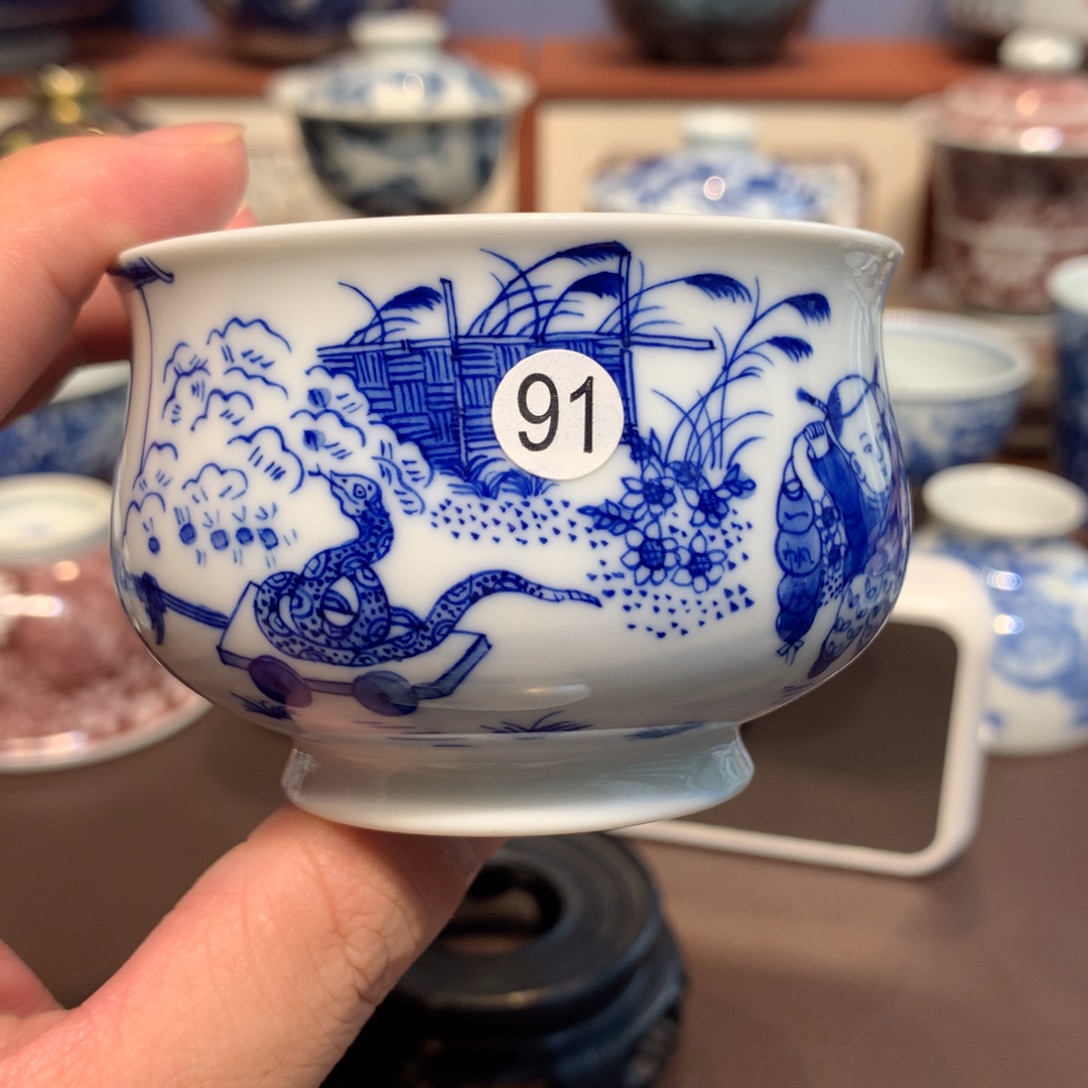 海***浪91青花童子主人杯zj201