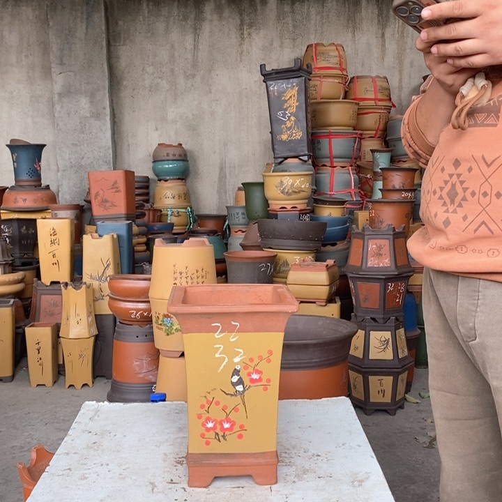 紫砂花盆紫砂花盆