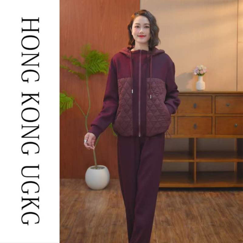UGKG运动套装2025新款女秋贵夫人品牌外套两件套KJ-73254ZH180