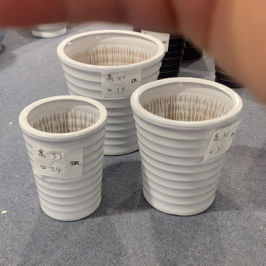 高温陶瓷花盆微瑕