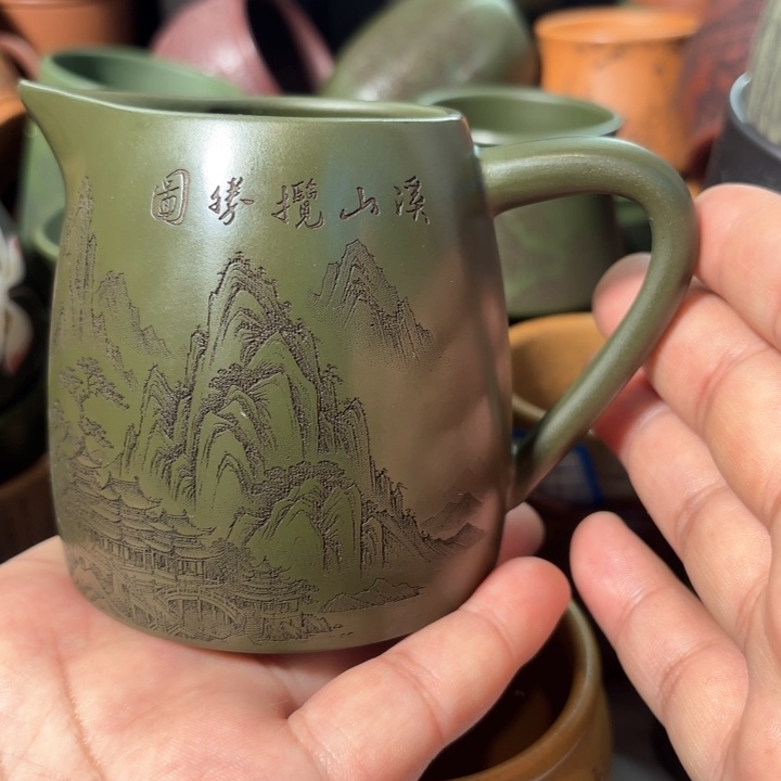 紫砂茶杯紫砂主人杯福利放漏