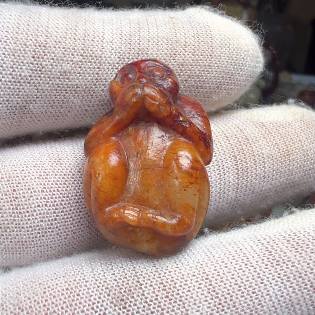和田玉未镶嵌颈饰四*