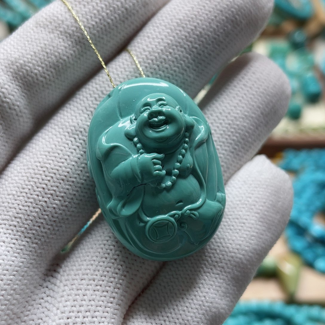 绿松石珠宝半成品未镶嵌