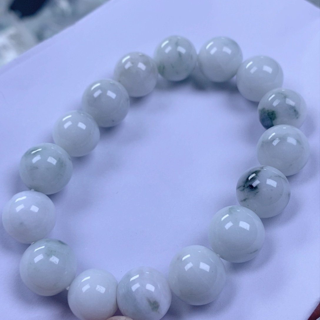 定制翡翠未镶嵌缅甸翡翠珠链