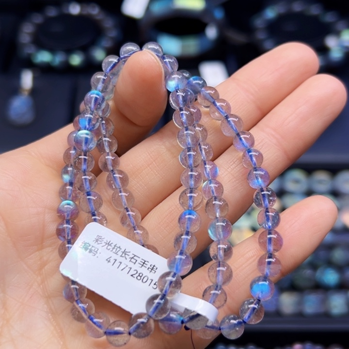 拉长石手串未镶嵌6左右
