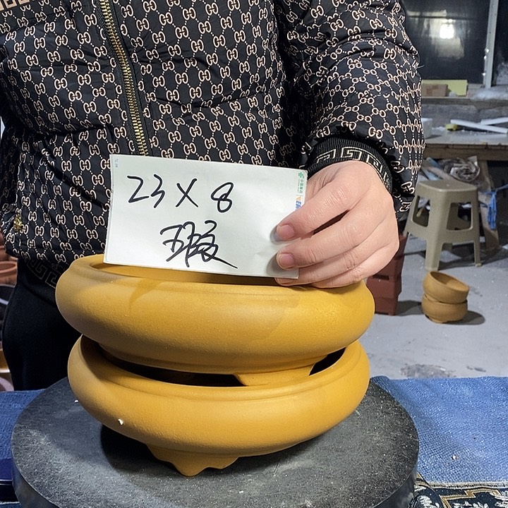 老***。紫砂花盆紫砂紫砂