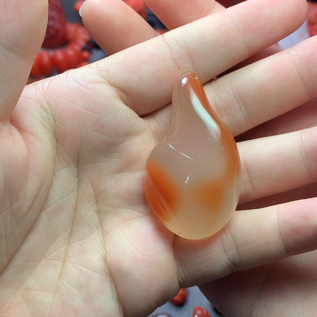 未镶嵌1南红玛瑙随行吊坠