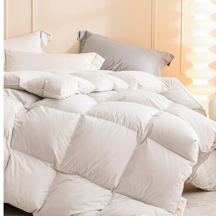 【女神】800蓬95冰城雁鸭绒空调被春秋被超柔面料羽绒被四季