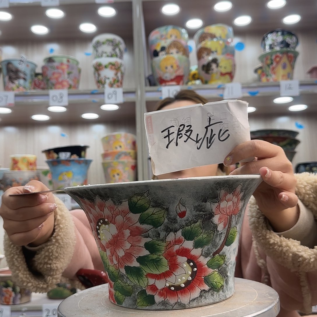 紫砂花盆瑕疵瑕疵702