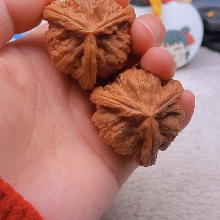 吊坠文玩核桃米***文三棱