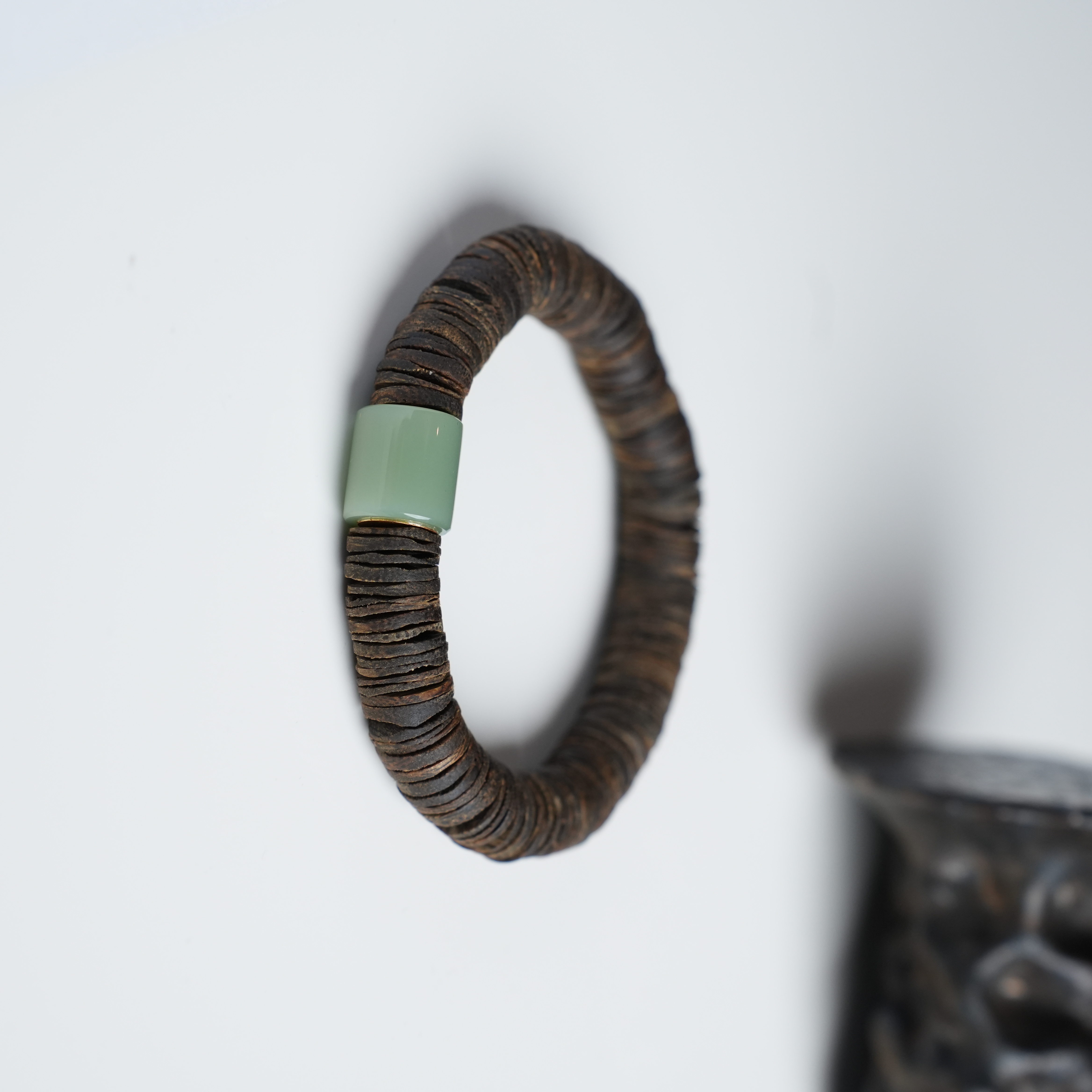 沉香"如意"严选精品全沉棋楠沉香算盘珠手串 多样性发其一