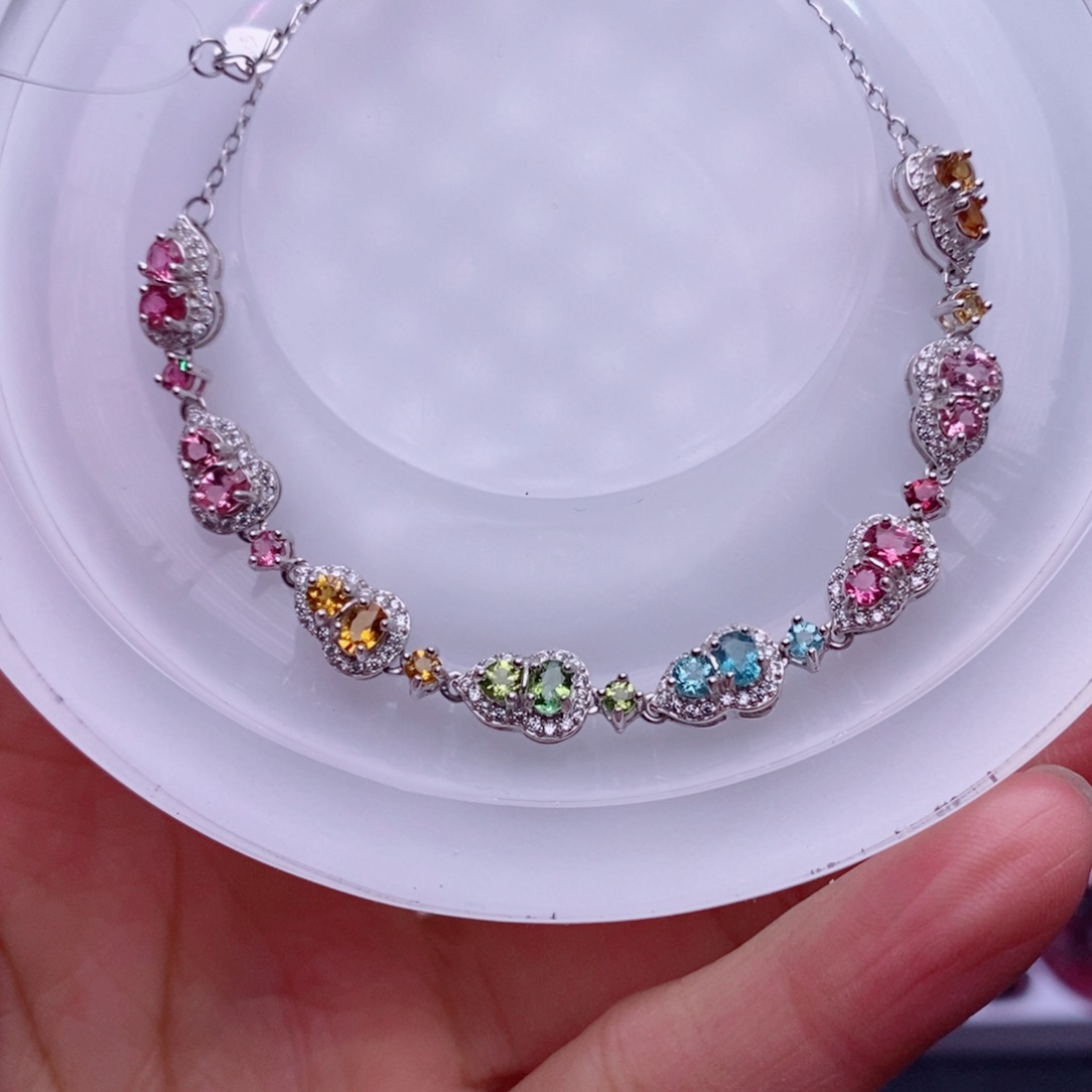 未镶嵌手链碧玺d