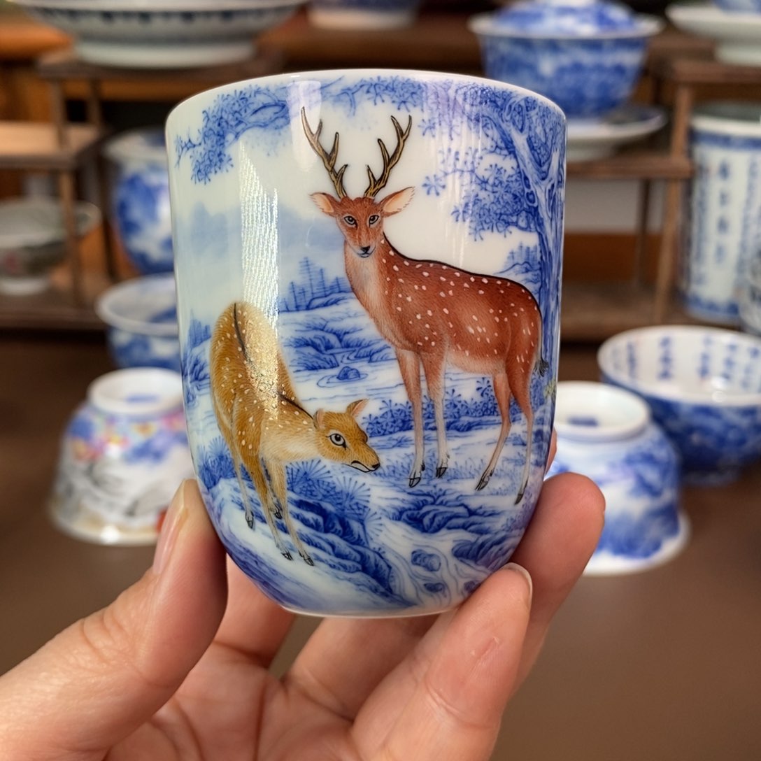 景德镇陶瓷手工手绘