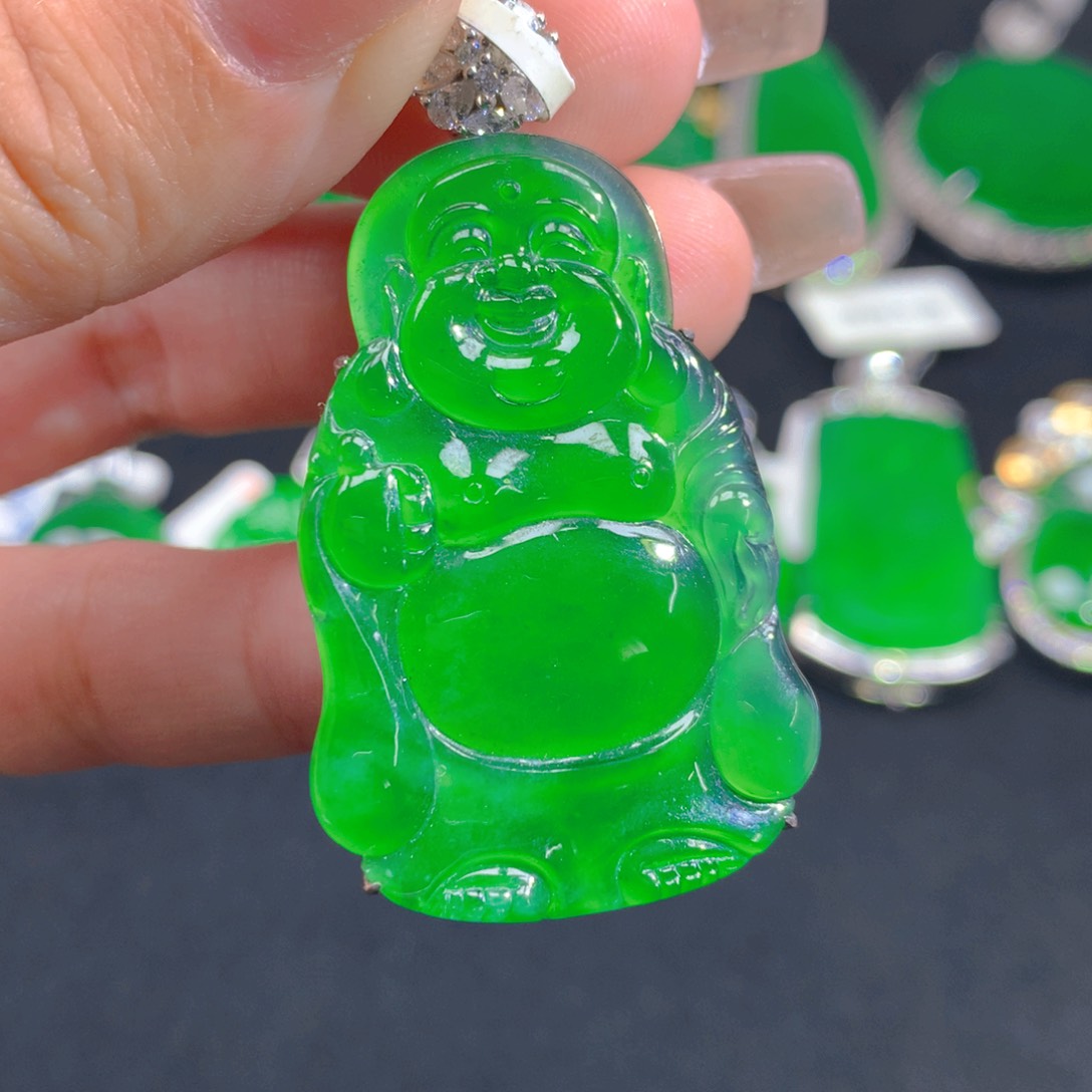 翡翠颈饰银S925镶嵌11111111111