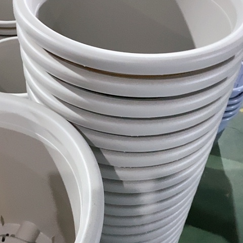 树脂四季8号3个无托灰白