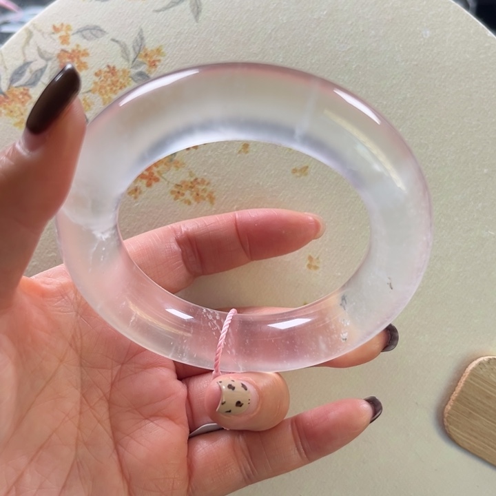 石英质玉未镶嵌手镯54-55