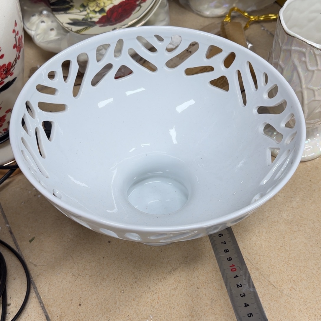 瓷片陶瓷工艺花瓶摆件