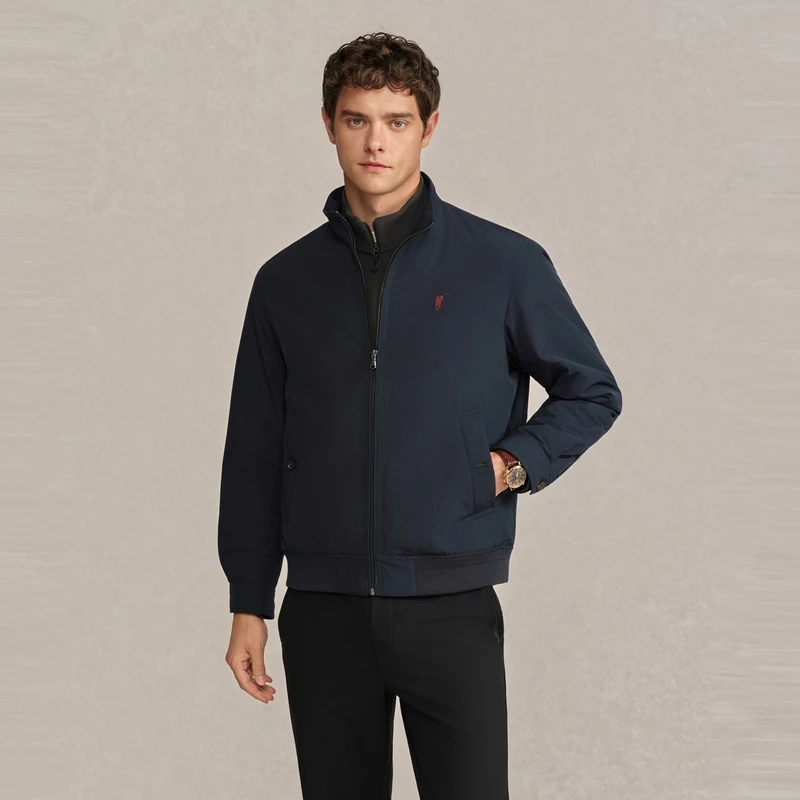 POLOWALK男装2025冬季新品男式时尚休闲立领茄克CE1W54130061