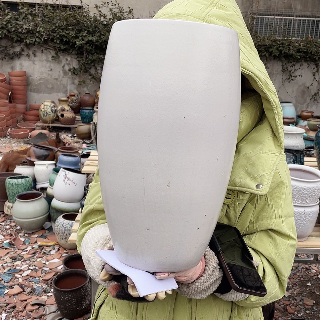 红陶王嫂花盆0211-265