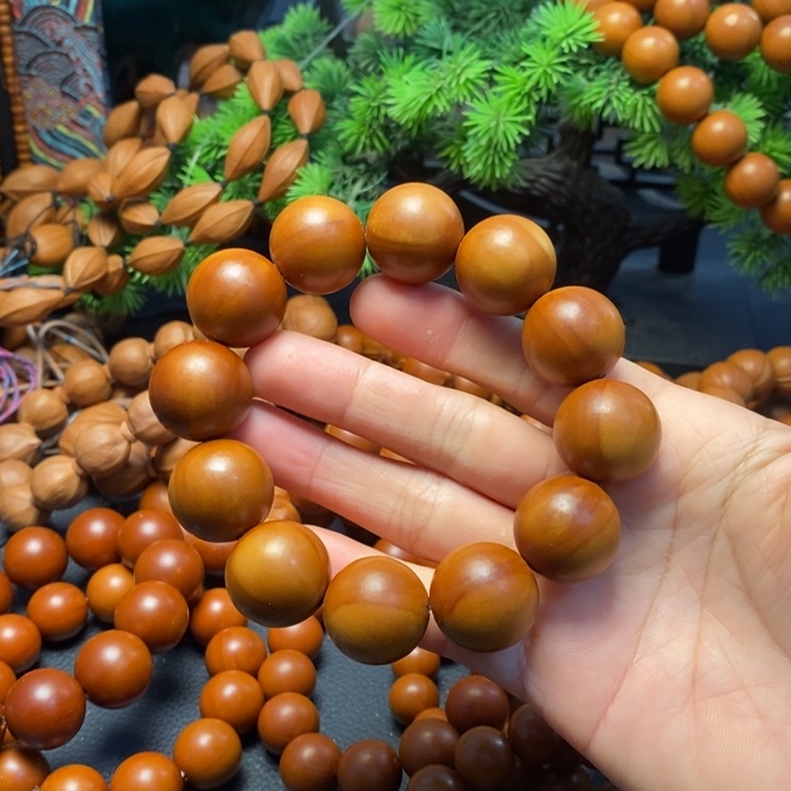 橄榄核手串2.0尺寸光珠