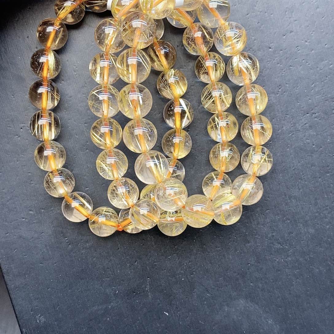 水晶手链未镶嵌5金发11mm多样性发其一