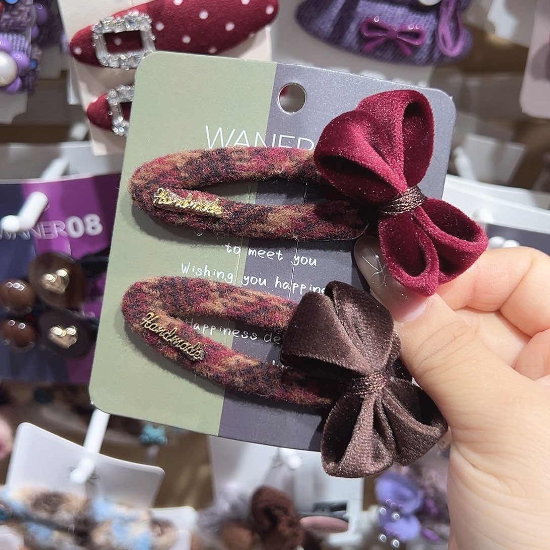 非金属丝绒蝴蝶结掰掰