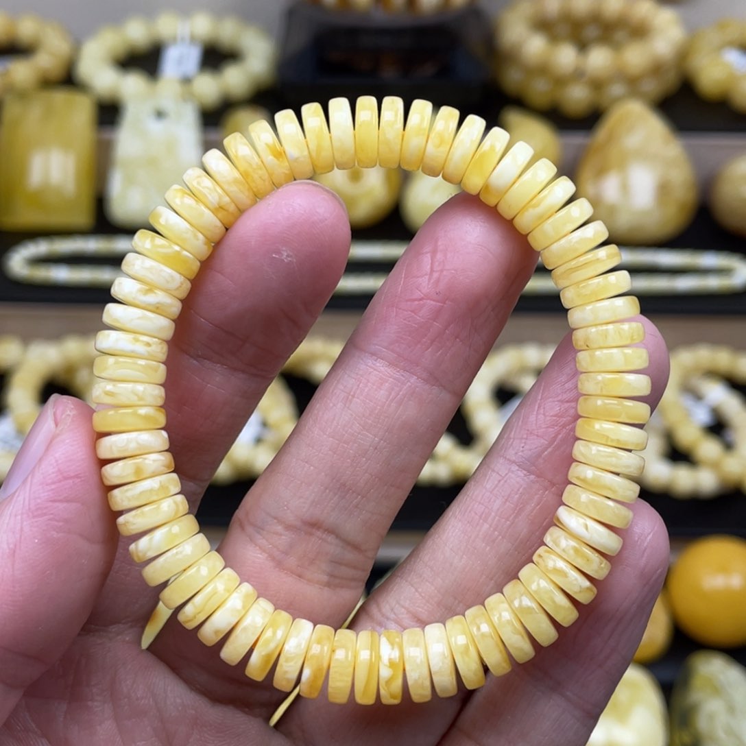 琥珀裸石未镶嵌琥珀蜜蜡