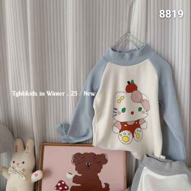 糖果爸爸-【8819苹果凯蒂】绵羊绒打底衫