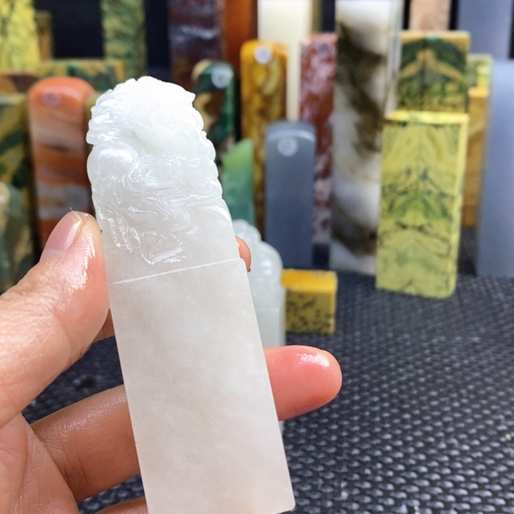 四川石华****批青田石印章石