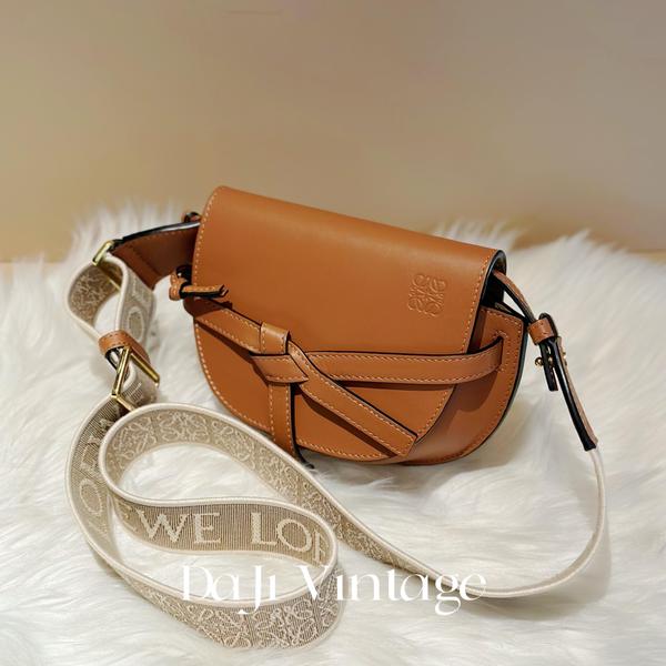 大吉中古/Loewe罗意威棕色gate斜挎包