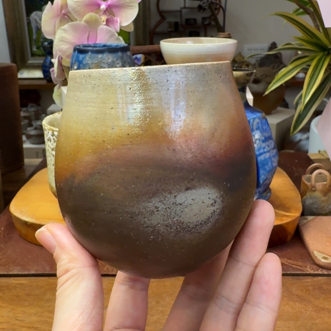 柴冈佑太备前烧汤吞福利一口价