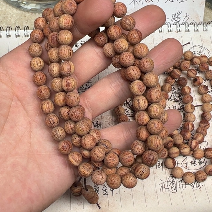 降真香手串/手链08*108圆珠白油精挑