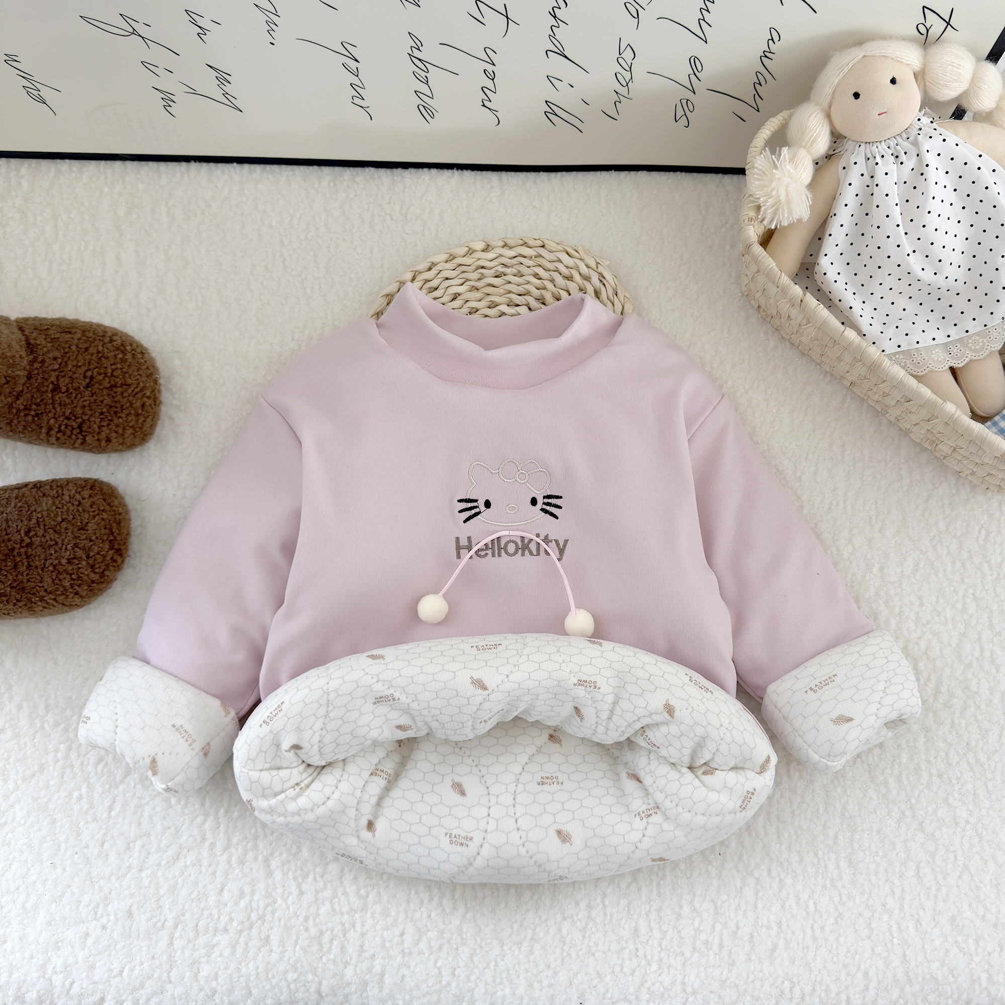 【实体品质】韩系蚕丝温变套头610克超厚半高领一件过冬打底上衣