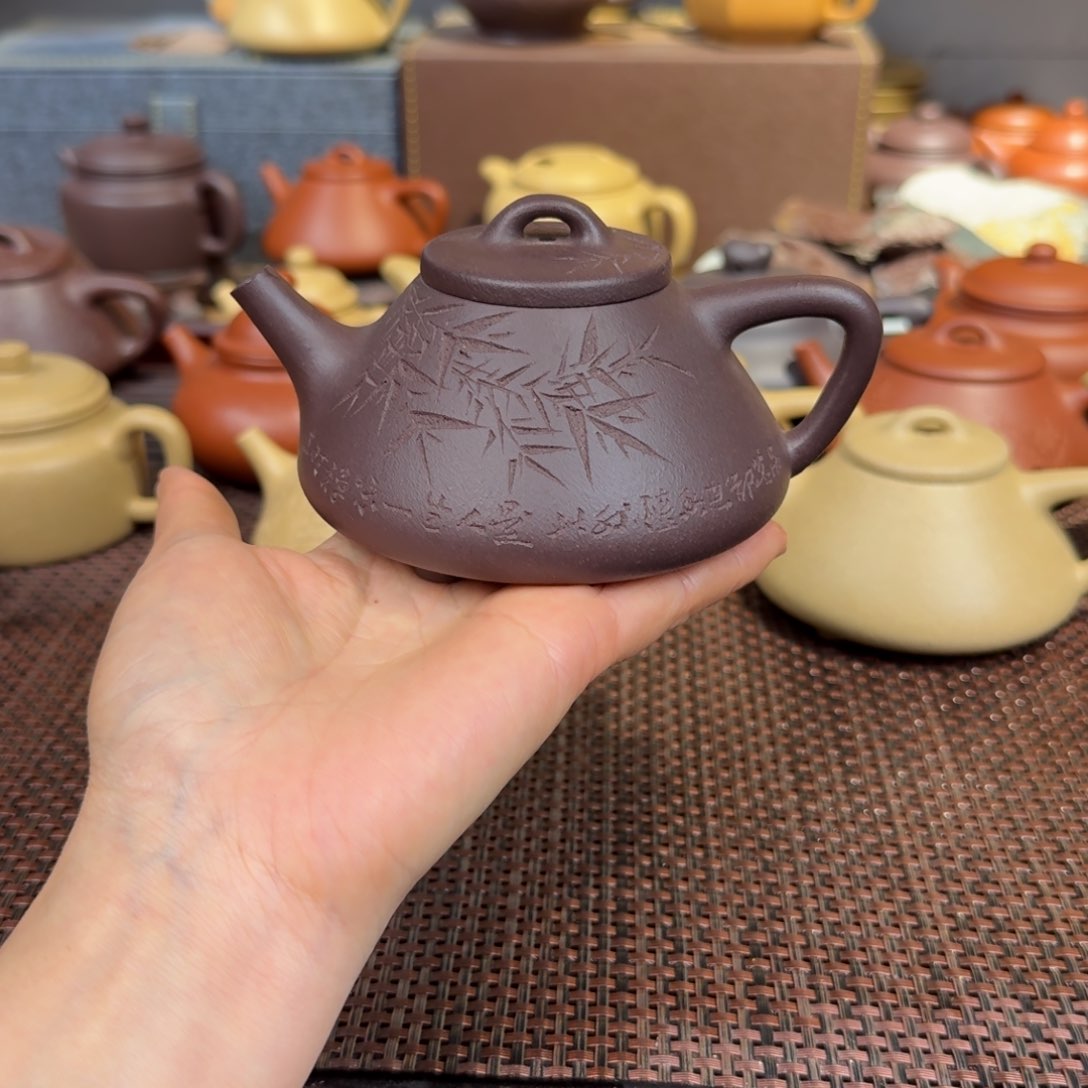 本山绿泥茶壶天青200毫升左右