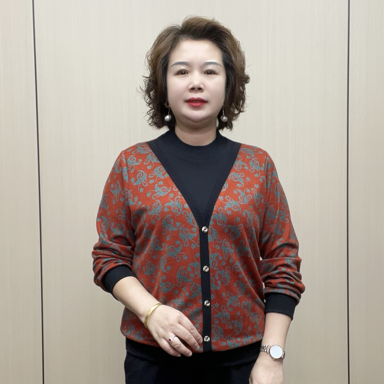 2025秋季长袖休闲时尚百搭减龄显瘦女装气质宽松洋气中老年妈妈装