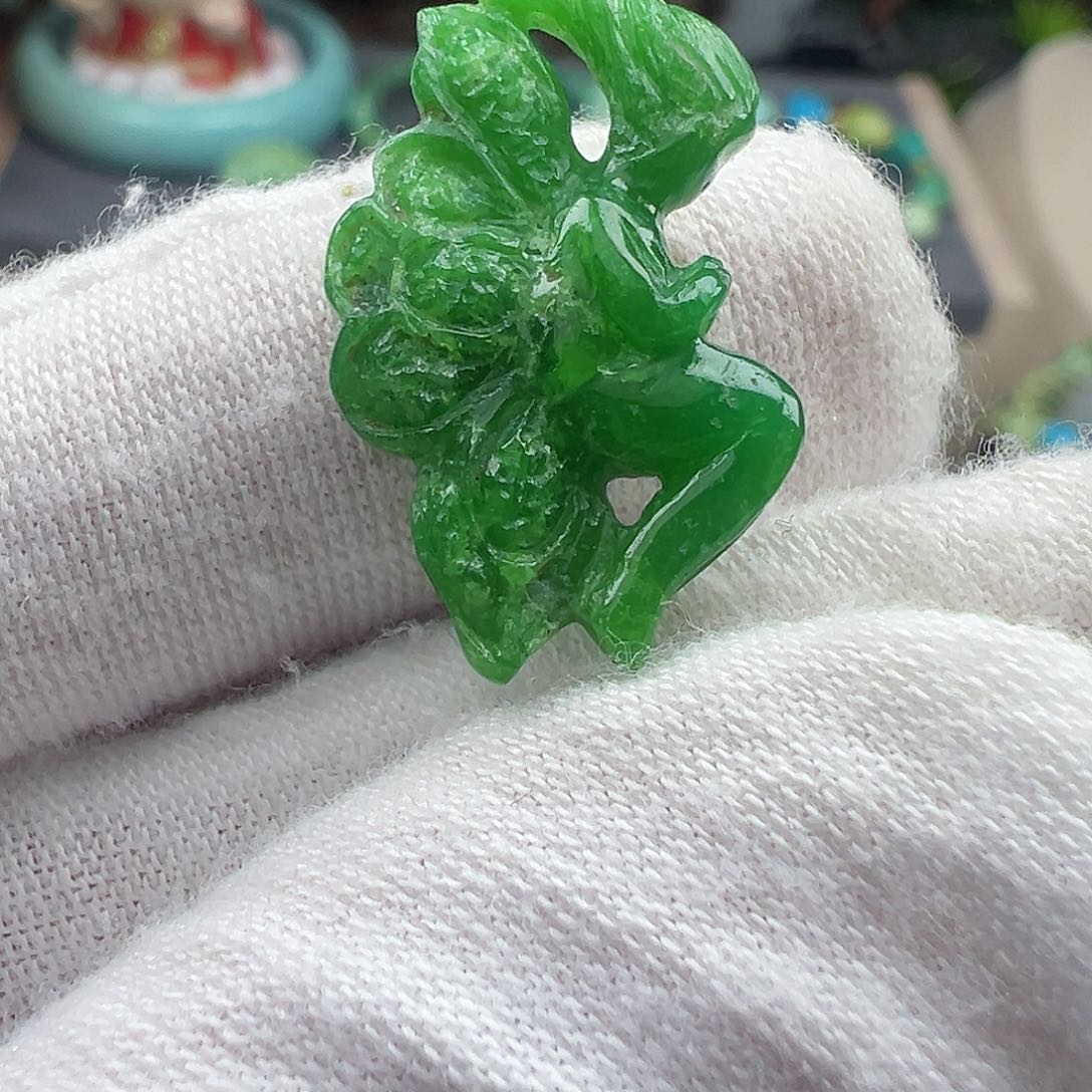 绿松石菜籽黄绿松石Z未镶嵌