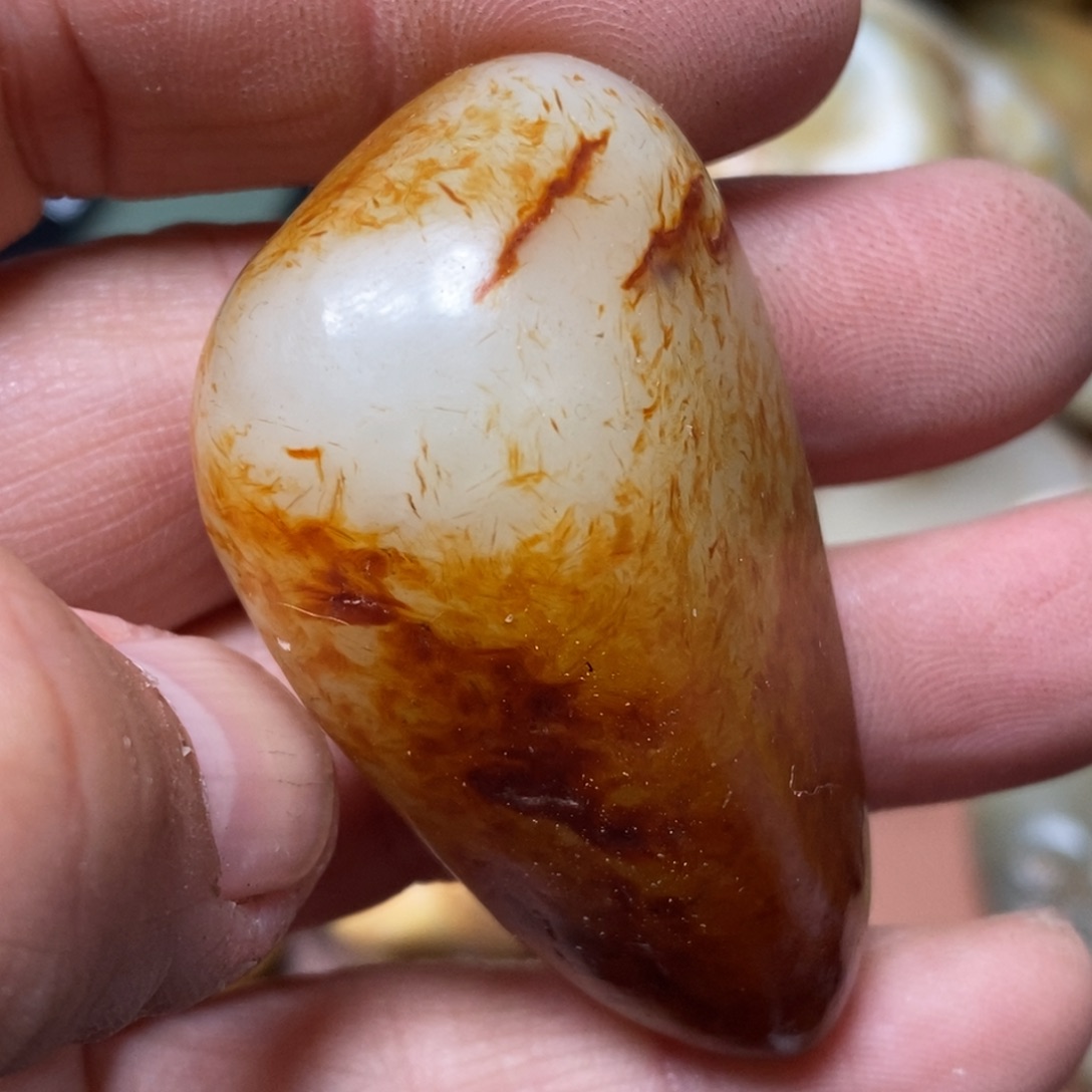 和田玉挂件银S925镀金镶嵌