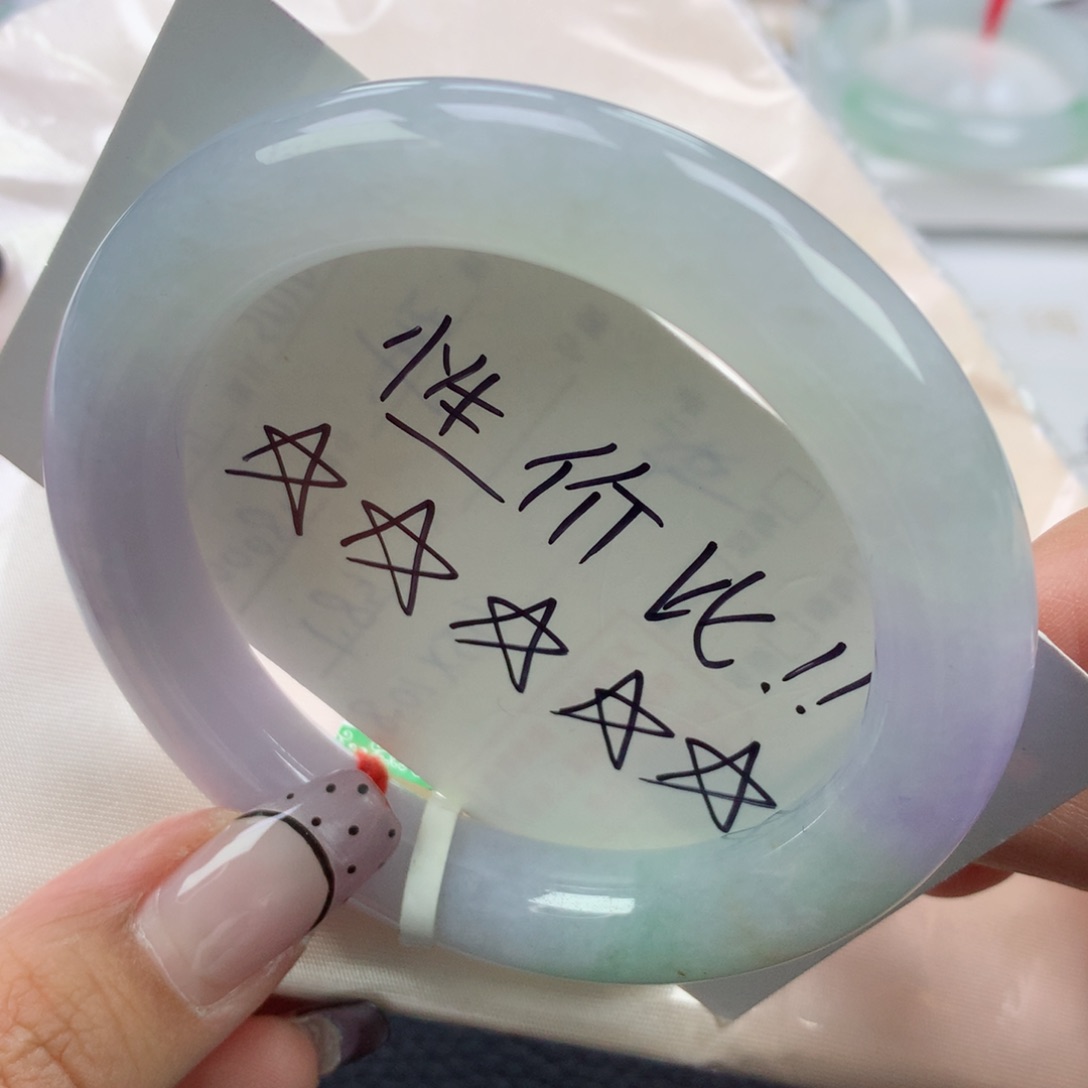 翡翠手镯未镶嵌58.5圆