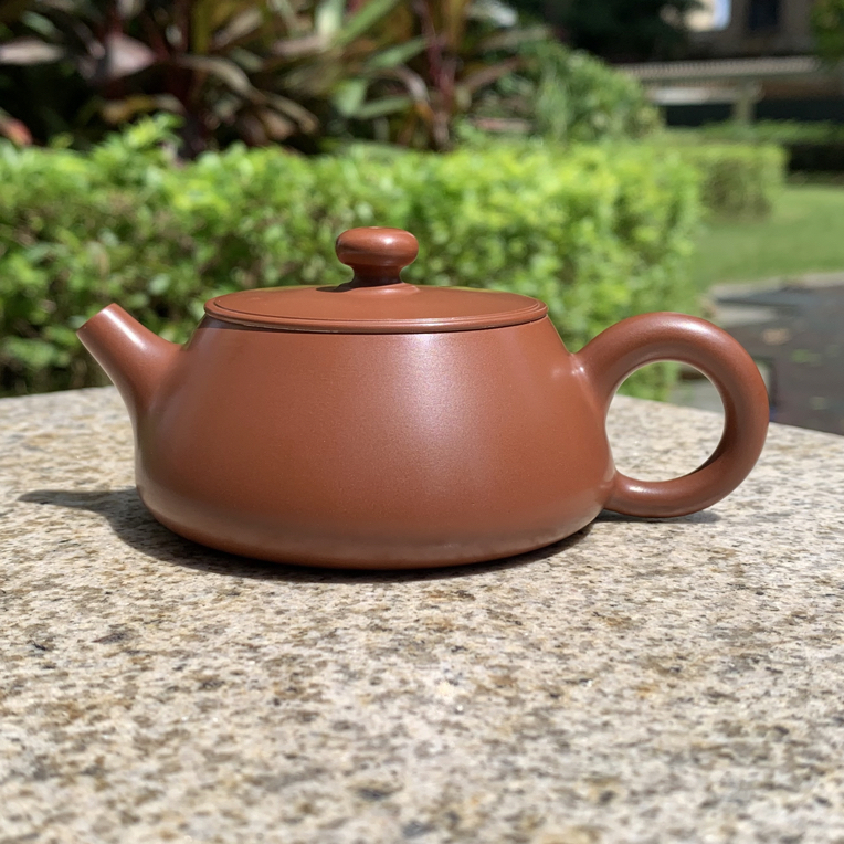 超薄胎大口纯手制功夫茶壶乳瓢壶复烧壶球孔出水容量100cc