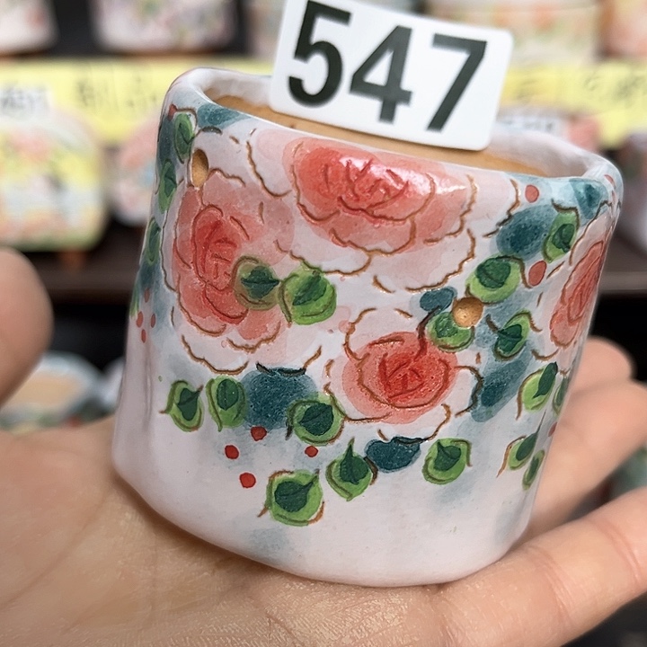 红陶手工多肉植物花盆