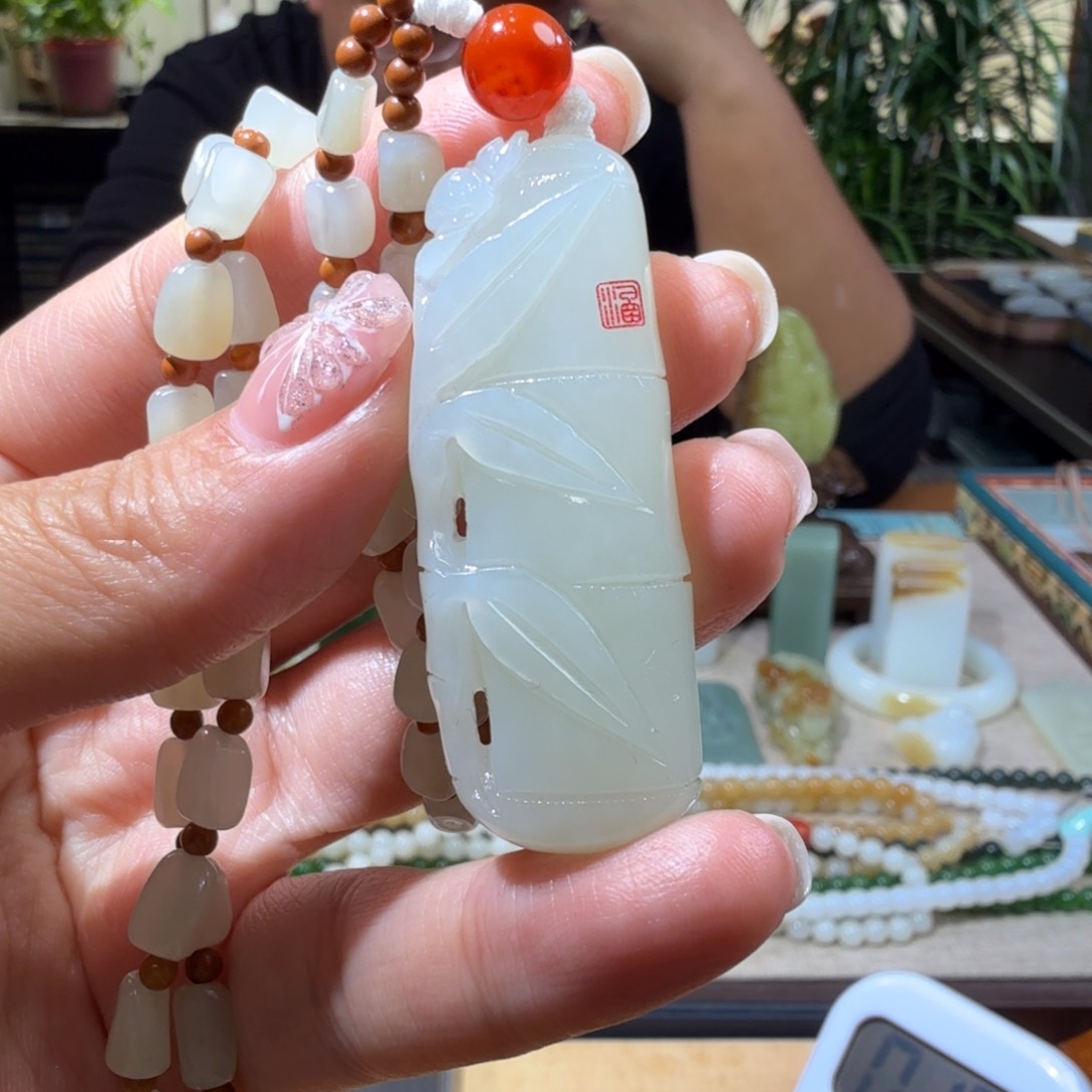 和田玉挂件未镶嵌刚*
