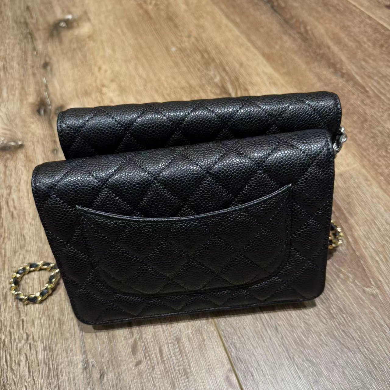 宝丫轻奢 女士时尚金属链荔枝纹百搭单肩包斜挎包K3156