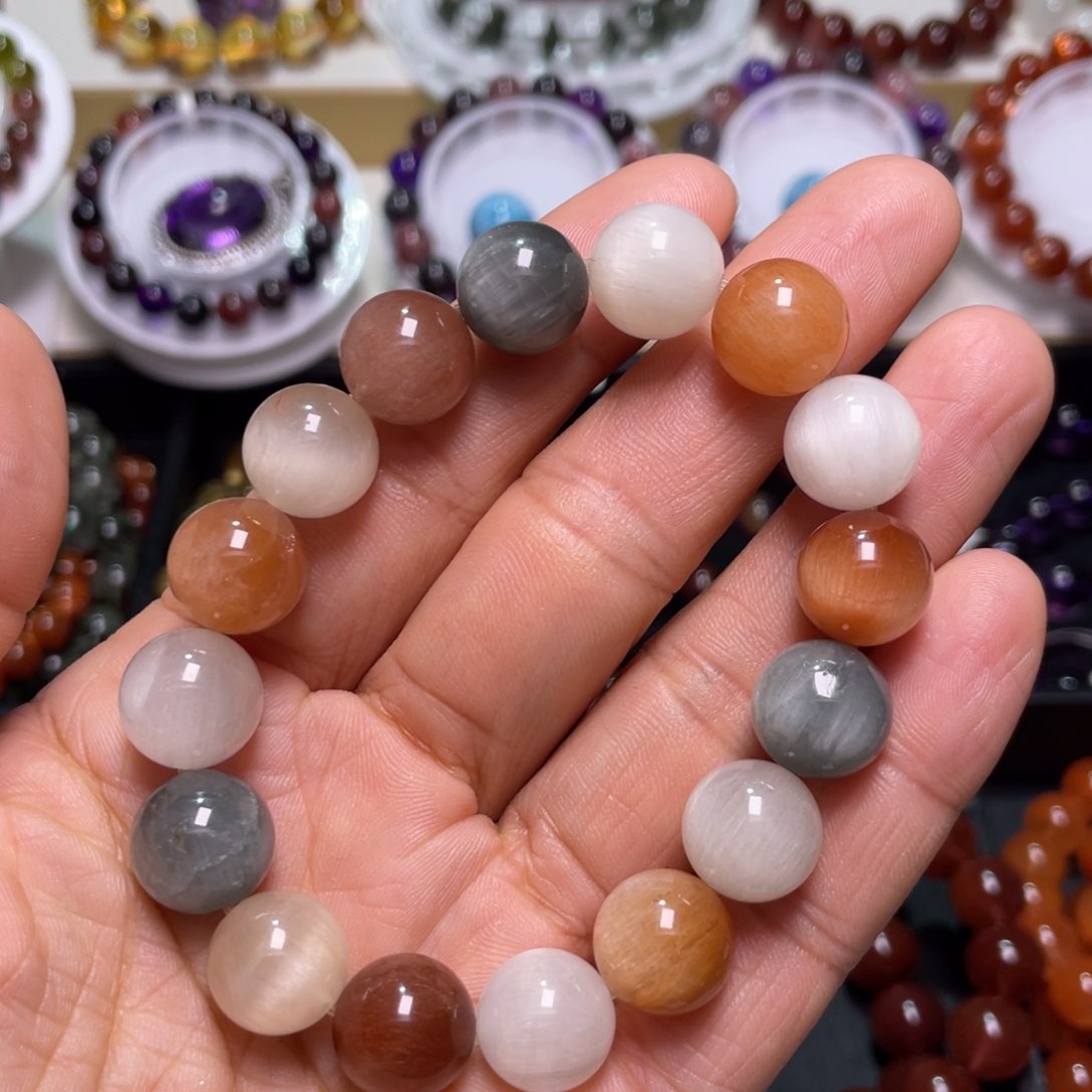 水晶手链未镶嵌兔毛