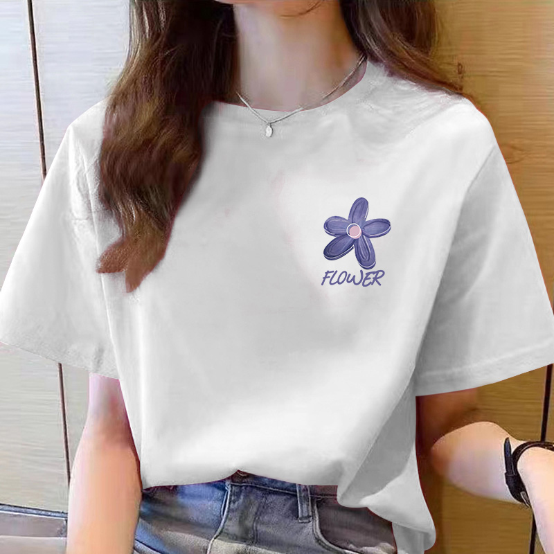 【6-3】2025纯棉男女同款纯棉T恤短袖t恤男女夏季ins潮牌潮学生