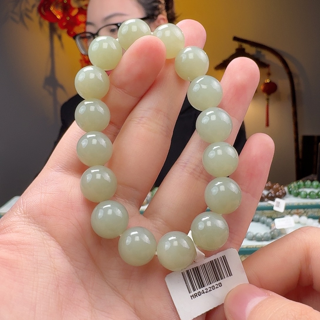 和田玉手串未镶嵌